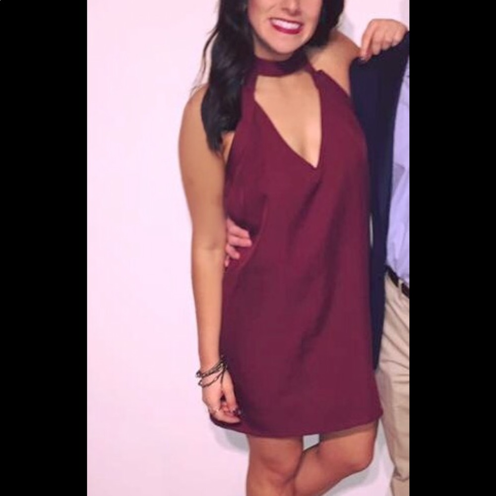 Tobi Maroon Formal Dress